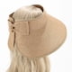 thumbnail image 3 of Sombrero Con Visera Para Mujer, Ala Ancha, Plegable, Enrollable, Para Playa, Sombrero De Paja Para El Sol Moyic AP007244-04, 3 of 6