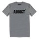 thumbnail image 1 of Addict - Camiseta Plantilla para Adultos Unisex (Gris Jaspeado), 1 of 2