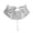 silver, variant on Bling Silver Based Rhinestones Drop Tassel Choker Necklace Women Jewelry-silver
