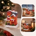 thumbnail image 6 of Gunhay Lighted Christmas Village Houses Set, Battery Operated Resin Christmas House with LED Light Village Figurines, J, 6 of 7