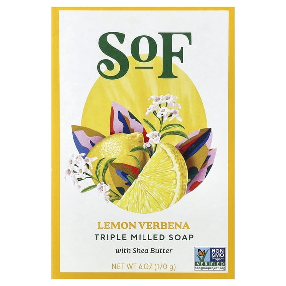 South of France French Milled Bar Soap Lemon Verbena