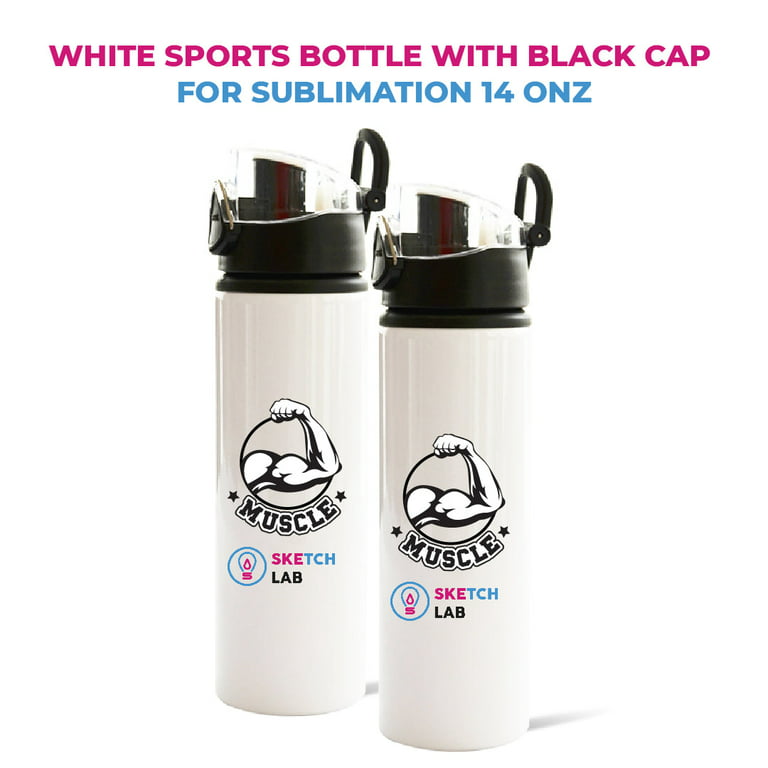 Water Bottle 24 Ounce Freedom Navy Classic with black sports cap