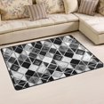 thumbnail image 6 of Ryvnso Checkered Grid Plaid Pattern Area Floor Mats Large Nursery Rugs Non-Slip Carpets Doormat 36" x 24", 6 of 7