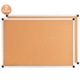 thumbnail image 1 of Costway Panneau d'Affichage Mural 2 Pack Liège 24'' x 36'' avec Cadre en Aluminium, 1 of 10