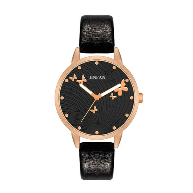 Reloj de Mujer Elegante Diseño de mariposa esfera Moda de lujo