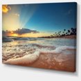 thumbnail image 2 of Exotic Beach in Dominican Republic - Seashore Canvas Art Print, 2 of 4