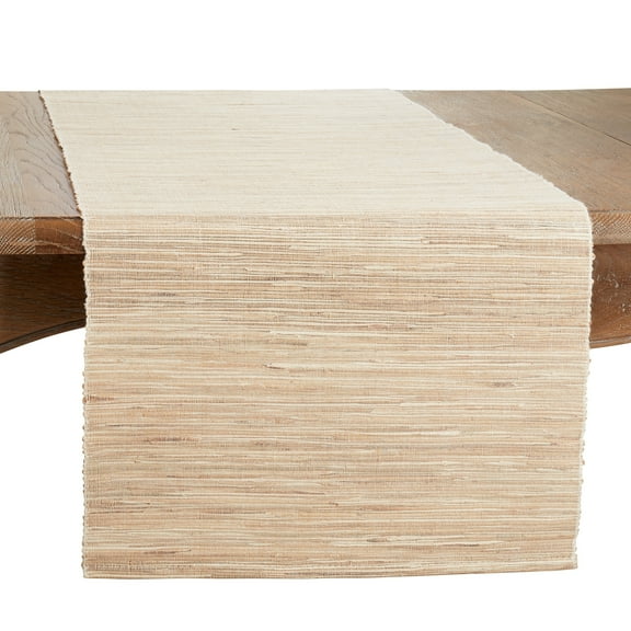 Saro Lifestyle Woven Hyacinth Table Runner