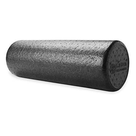 Gaiam Essentials Foam Roller, High Density Firm Deep Tissue Muscle Massager for Back Pain & Sore Muscles, 36 Inch, Black