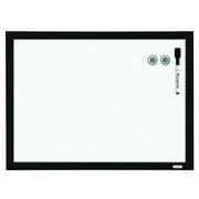 Quartet Magnetic Dry-Erase Board 17 x 23 Black Finish Frame - Whiteboards