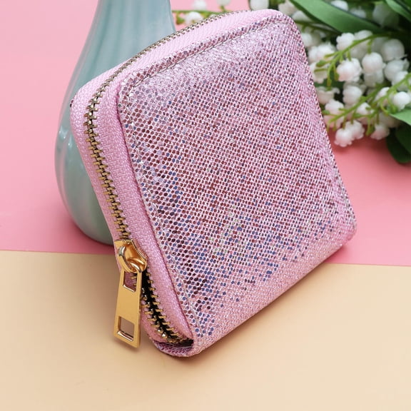 SEWCHICS Women Mini Purse Money Pouch Zippered Closure 1Set for Daily Use