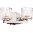 thumbnail image 1 of Minka Lavery 3082-613-L Maginot - Lámpara de pared para baño (2 luces LED, 16 W, níquel pulido), 1 of 2