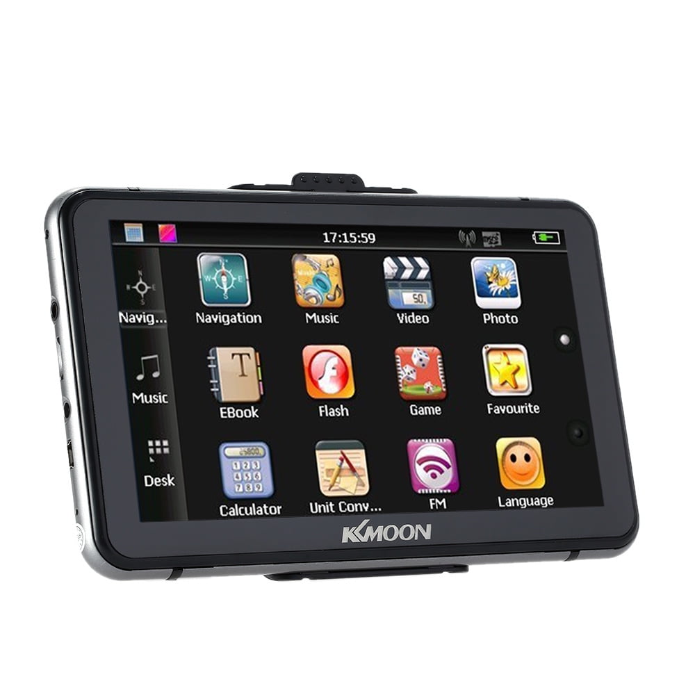 7 inch HD Touch Screen Car GPS Navigator 128MB RAM 4GB ROM FM MP3 Video