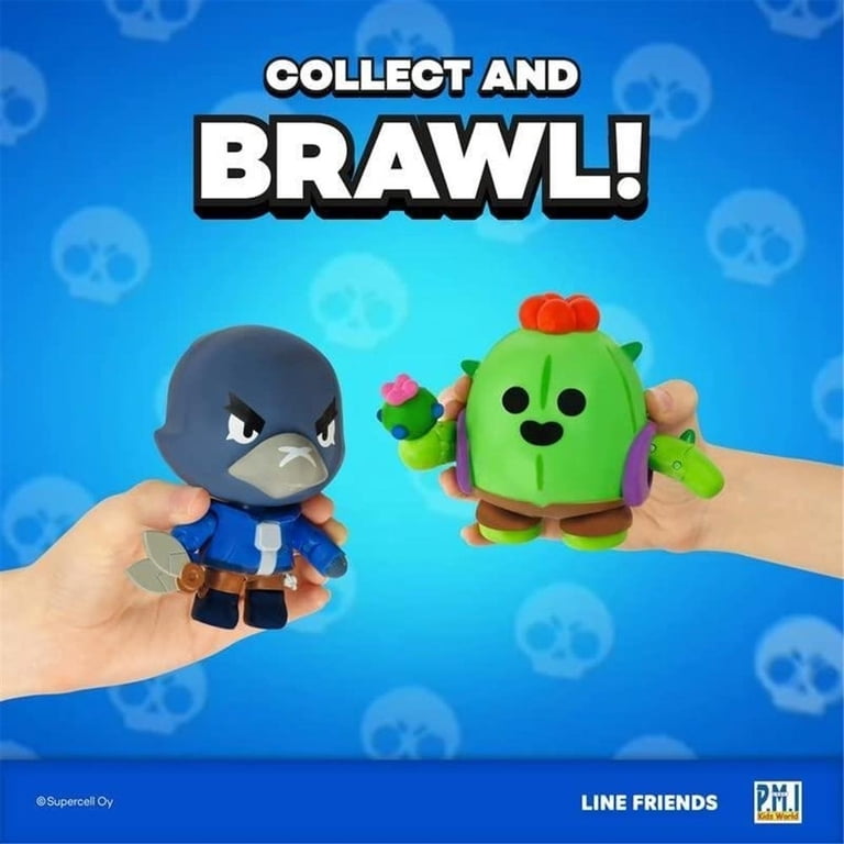 Brawl Stars Spike the Cactus Flower Fighter Plant Brawler Action Figure PMI  International - Walmart.com
