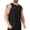 Black, variant on Men's Black Gym Tank Top Workout Muscle Sleeveless Shirts for Fitness Training Dry Fit Lightweight,2XL