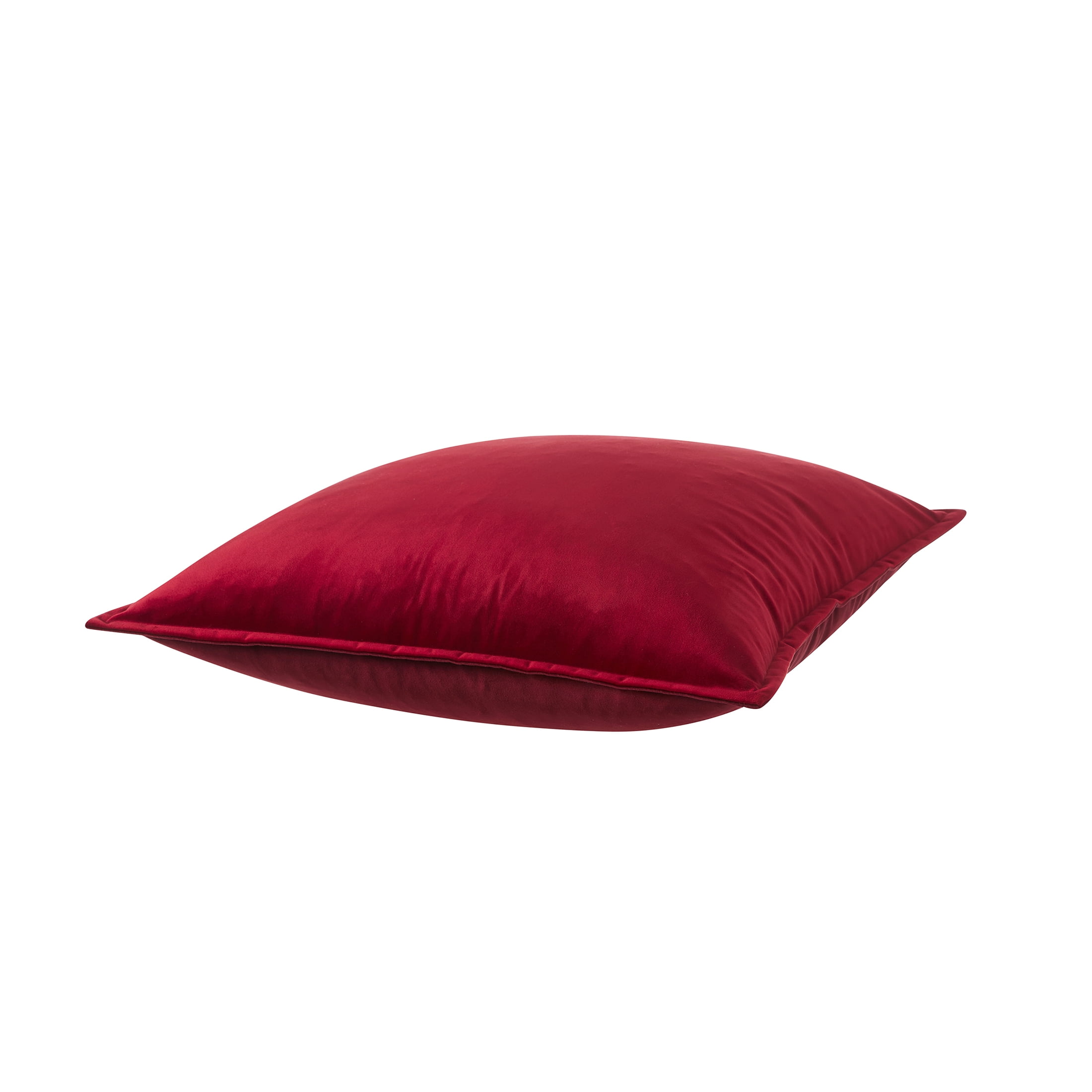 Better Homes & Gardens 20" x 20" Reversible Red Velvet Holiday Decorative Pillow