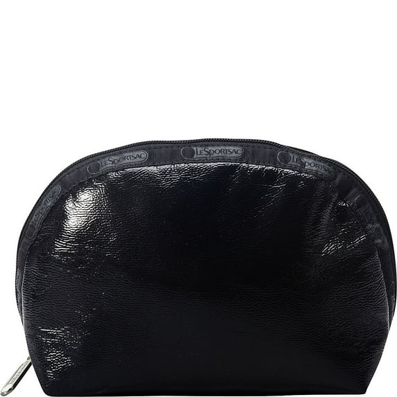 LeSportsac Medium Dome Cosmetic Bag (Black Crinkle)
