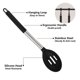 thumbnail image 3 of Juego de utensilios de cocina de silicona de 2 piezas, sin BPA, antiadherente, resistente al calor, los mejores utensilios de cocina, 3 of 5