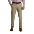 thumbnail image 2 of Haggar Mens Classic fit Dress Pants 42 / 30 Beige Solid Stretch, 2 of 2