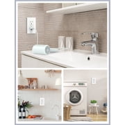 Hyper Tough 15 Amp White GFCI Outlet, Tamper Resistant, Self-Testing, Impact Resistant, Easy Installation
