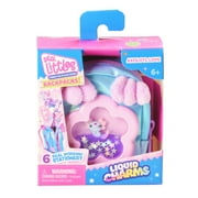 Real Littles Liquid Charms, Liquid Filled Micro-Sized Backpack, Reveal 6 Cute, Tiny Animal Themed Stationery Surprises, Styles Vary, Ages 6+