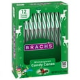 Brach's Wintergreen Christmas Candy Canes, 12ct Box, 5.3 oz