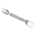 thumbnail image 2 of 2 In 1 Stainless Steel Fruit Cutter Head Watermelon Cutter Slicer Tool Portable Watermelon Windmill Cutter Fork Slicer Quickly Fruit Forks Slicer For Home Party Camping Kit, 2 of 9