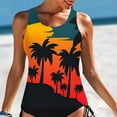 thumbnail image 2 of Summer Savings Clearance! Edvintorg Womens Athletic One Piece Tankini Swimsuits Bathing Suit Blouson Tankini Top No Bottom Loose Fit Swim Tops, 2 of 7