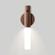 thumbnail image 3 of Luz nocturna Sensor de movimiento Luz interior Led Lámpara portátil magnética Sin enchufe Carga USB Lámpara de pared para pasillo Dormitorio Armario Mesa, etc.,Nogal, 3 of 5