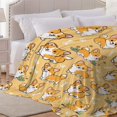 thumbnail image 5 of Corgi Blanket Gifts Super Soft Lightweight Flannel Blankets Throw for Kids, Adult, Suitable for Couch, Sofa, Bed, Camping, Travel All Seasons 60"x80" for Adult, 5 of 6