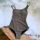 thumbnail image 5 of Traje de baño de una pieza para mujer Traje de baño con corte de horquilla alta con control de barriga y un hombro, 5 of 6