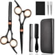thumbnail image 1 of Kit de tijeras para cortar el cabello con tijeras de entresacar profesionales, cuchillas de acero inoxidable para peluquería, hogar y mascotas., 1 of 5