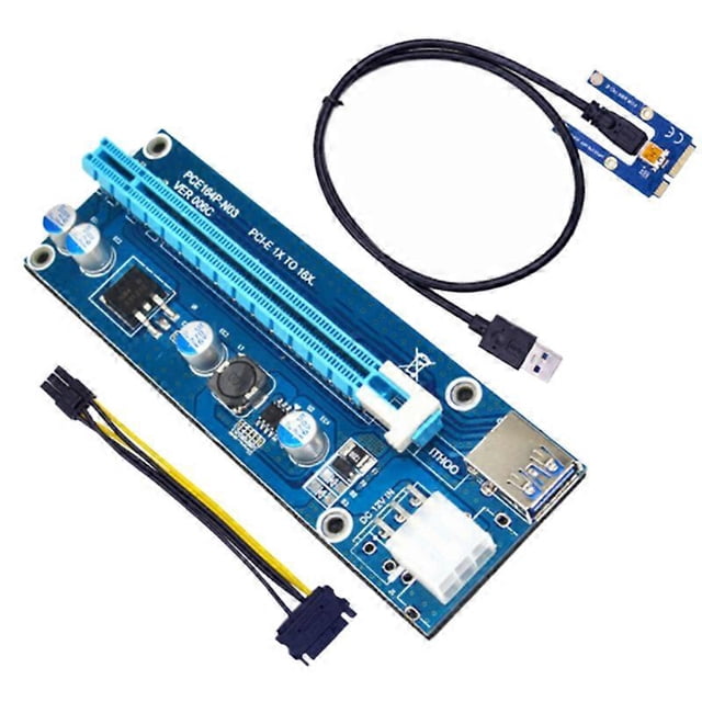 Mini PCIe to PCI Express 16X Riser for Laptop External image Card EXP GDC BTC MPCIe to PCI-E Slot Mi