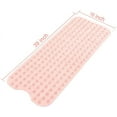 thumbnail image 4 of Bathtub Mats for Shower Tub Non-Slip Bath Mat 39 x 16 Inch Extra Long Shower Mat, Bath Tub Mat for Bathroom with Machine Washable, BPA Free for Kids (Pink), 4 of 5