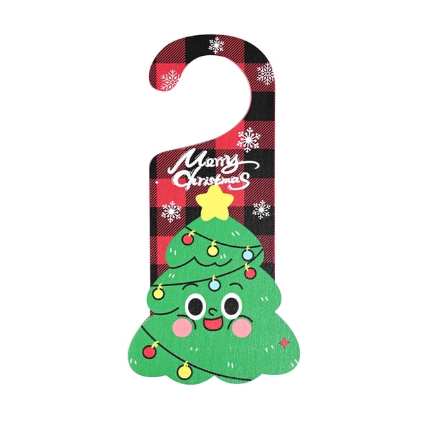 Navidad decoración color impreso, soporte madera pendiente, adornos decorativos, Navidad 2024, regalos hogar,Christmas decorations, wooden sign, home layout, cute ornaments, for bedroom