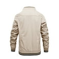 thumbnail image 3 of DYMADE Men's Winter Full Zip Lined Stand-Up Collar Long Sleeve Anorak Jacket Coat, 3 of 3