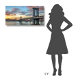 thumbnail image 3 of Global Gallery Anonymous,'Manhattan Bridge at sunset, NYC' Stretched Canvas Artwork, 3 of 3