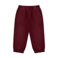 thumbnail image 4 of Sakmal Straight Leg Capri Jeans for Women Denim Pants with Pockets Solid Beach Vacation Capris for Women L, 4 of 5