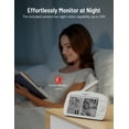 thumbnail image 4 of 5.5" 1080P Video Baby Monitor with Pan-Tilt-Zoom Camera and Audio, 2-Way Talk, Night Vision, VOX Mode,1000ft Range, 5000mAh Large Capacity Battery, Lullabies, 4 of 6
