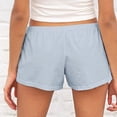 thumbnail image 7 of Shorts for Women Summer Elastic High Waisted Pajama Low Waist Striped Cute Floral Pj Bottoms Comfy Sleep Casual Jean Shorts S-M, 7 of 7