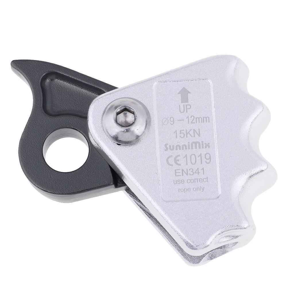 Nishiyuenyi 15KN Outdoor Climbing Rope Grip Protection Bracket for 9mm to 12mm Lifeline Rope Grey