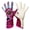 Pink, variant on 1 Pair Latex Football Goalkeeper Gloves Kids Adults Breathable Anti-slip Match Training Soccer Sports Children Men Women Goalie Gloves with Wrist Strap