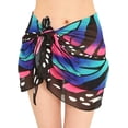thumbnail image 1 of Womens Chiffon Beach Cover up Sarong Multi Wear Ruffle Pareo Swimsuit Wrap, 1 of 7