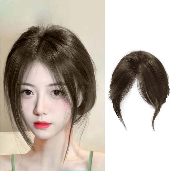 Center Parted Human Hair Clip In Extension For Instant Volume And Natural Coverage