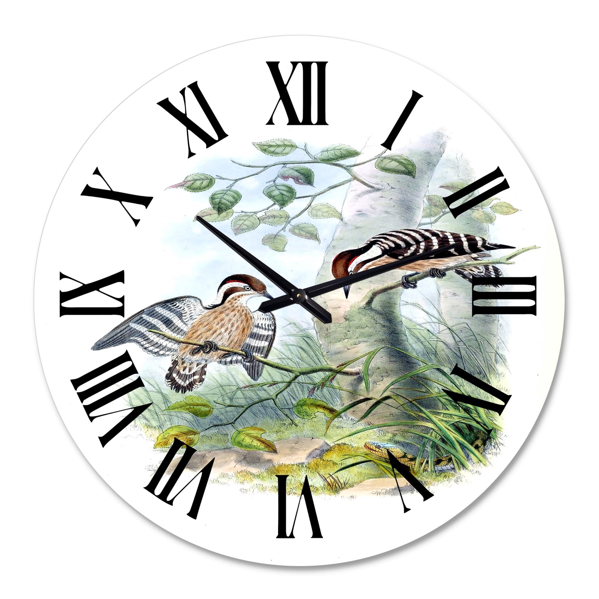 Designart 1 in Quartz Traditional Wall Clock