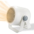 thumbnail image 1 of Calentador portátil pequeño para uso en interiores, mini calentador personal de cerámica de calentamiento rápido de 1000 W, dormitorio, oficina y uso en interiores, blanco, 1 of 5