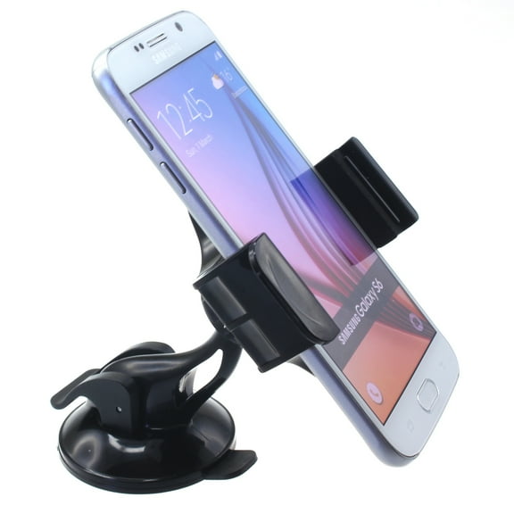 Windshield Car Mount for TCL 50 XE NXTPAPER 5G/Pro NxtPaper - Holder Glass Cradle Swivel Dock