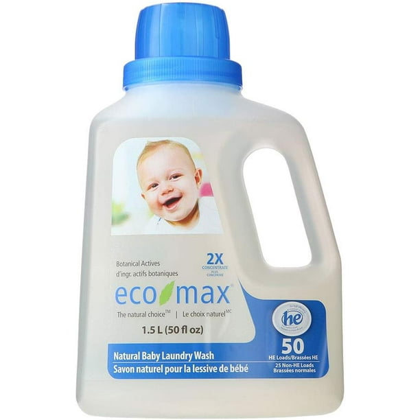 Eco Max Laundry Products2X Conc. Natural Baby Laundry Wash , 1.5 Litre