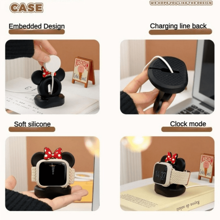 ZHNYANLN Cartoon Mouse Charger Stand Cartoon Mouse Desktop Holder