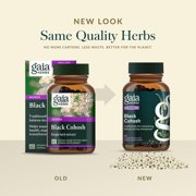 Gaia Herbs Black Cohosh - Menopause Support Supplement to Help Support Hormone Balance & Health for Women* - With Black Cohosh - 60 Vegan Liquid Phyto-Caps (60 Servings)