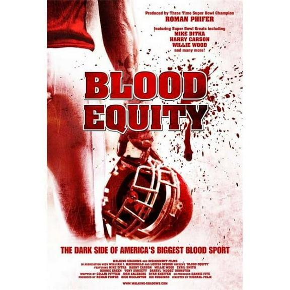Pop Culture Graphics MOVIB44914 Blood Equity Movie Poster, 11 x 17